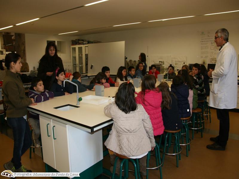 Visita da EB de Vitorino de Piães à Escola Superior Agrária de Ponte de Lima
