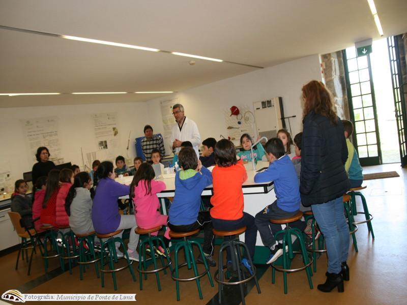 Visita da EB de Trovela à Escola Superior Agrária de Ponte de Lima